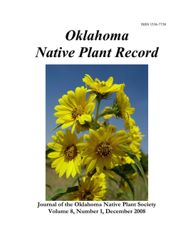 Oklahoma Native Plant Record