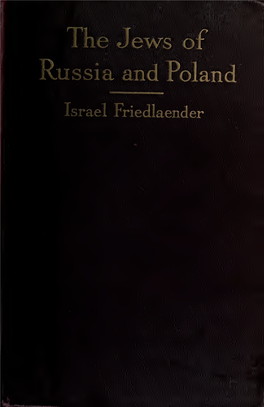 The Jews of Russia and Poland