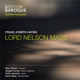 Lord Nelson Mass