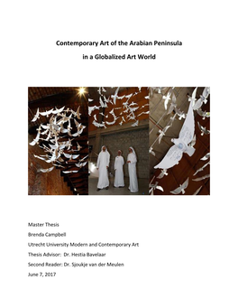 Contemporary Art of the Arabian Peninsula in a Globalized Art World