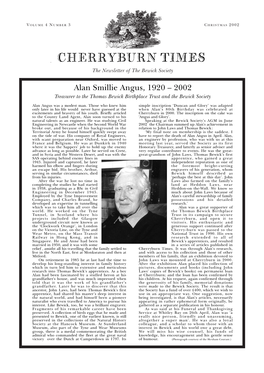 Cherryburn Times Xmas 2002