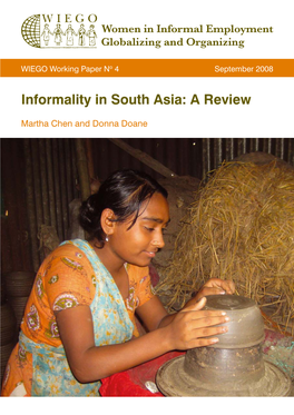 Informality in South Asia: a Review