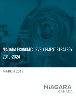 Niagara Economic Development Strategy: 2019-2024