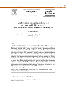 Satisfiability and Maximum Satisfiability