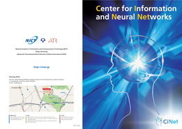 Center for Information and Neural Networks