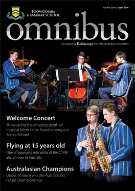 Concert Australasian Champions Flying at 15 Years