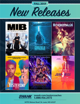 FALL 2019 New Releases © 2019 Columbia Pictures Industries, Inc