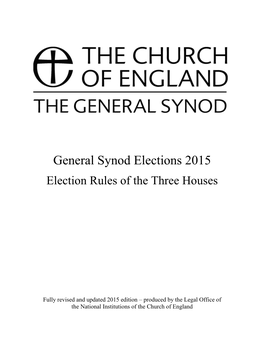 General Synod Elections 2015