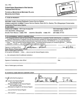 National Register of Historic Places Registration Form