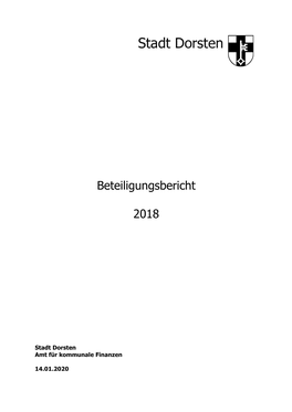 Beteiligungsbericht 2018