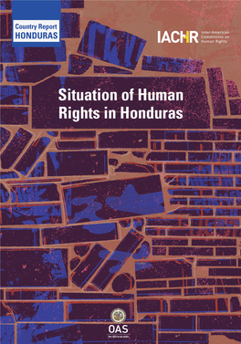 Report on the Human Rights Situation in Honduras 2016-2017, Tegucigalpa, December 2017, P