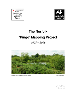 The Norfolk 'Pingo' Mapping Project