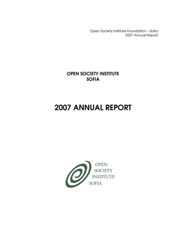 2007 Annual Report