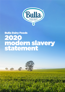 2020 Modern Slavery Statement Contents