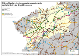 Hiérarchisation Du Réseau Routier Départemental Sur Le Territoire Du