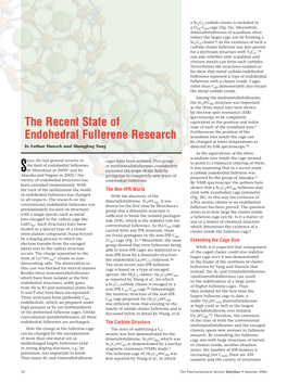 The Recent State of Endohedral Fullerene Research