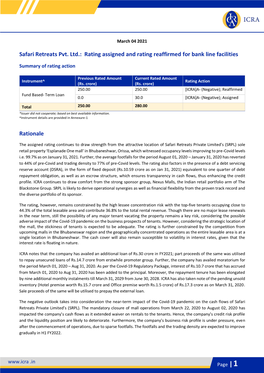 Rating Assigned and Rating Reaffirmed for Bank Line Facilities