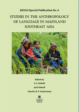 Studies in the Anthropology of Language in Mainland Southeast Asia