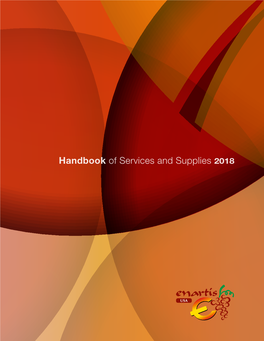 Handbook of Services and Supplies 2018