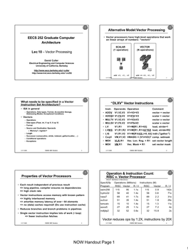 Cs252s05-Lec10-Vecto