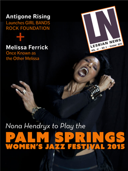 Nona Hendryx to Play the PALM Springs Women’S JAZZ FESTIVAL 2015 LN Contributors