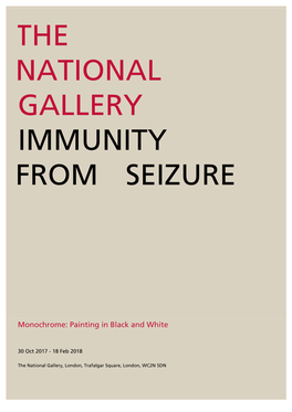 Immunity from Seizure