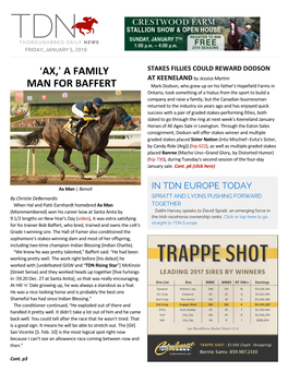 Ax,= a Family Man for Baffert Cont