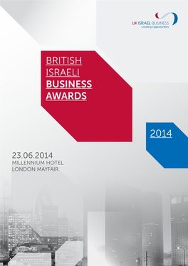 2014 British Israeli Business Awards