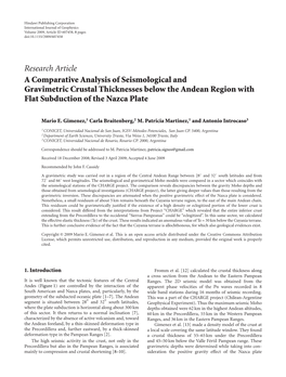 A Comparative Analysis of Seismological and Gravimetric Crustal Thicknesses Below the Andean Region with Flat Subduction of the Nazca Plate