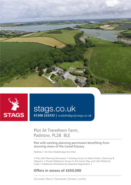 Stags.Co.Uk 01208 222333 | Wadebridge@Stags.Co.Uk