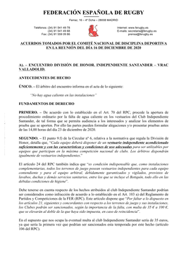 Acta CNDD Día 16/12/2020