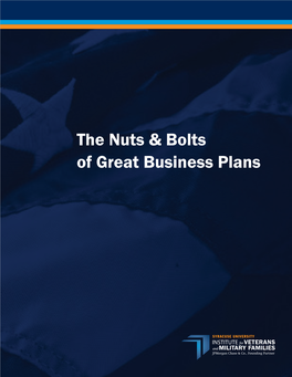 The Nuts & Bolts of Great Business Plans