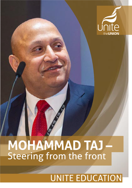 Mohammad Taj – Steering from the Front