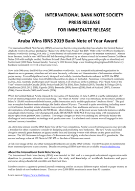 To Read the Press Release from IBNS