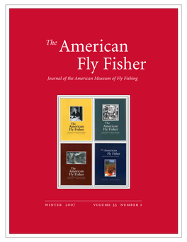 American Fly Fisher Journal of the American Museum of Fly Fishing