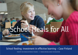 School Feeding: Investment in Effective Learning – Case Finland