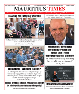 Mauritius Times Epaper 27 Oct 2020