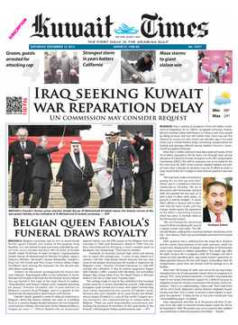 Iraq Seeking Kuwait War Reparation Delay Min