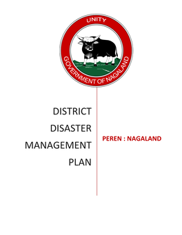District Disaster Management Plan