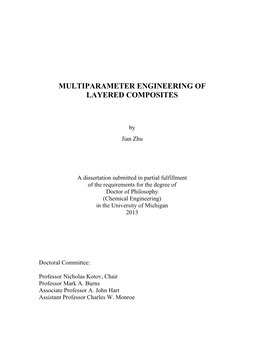 Multiparameter Engineering of Layered Composites