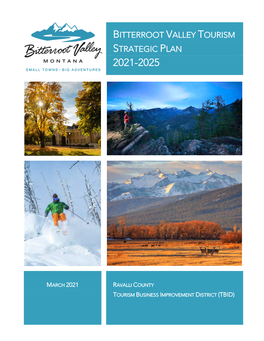 RC-TBID, Bitterroot Valley Tourism Strategic Plan, 2021-2025