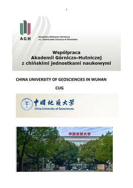 China University of Geosciencies in Wuhan Cug