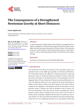 The Consequences of a Strengthened Newtonian Gravity at Short Distances