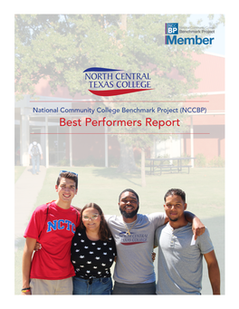 Best Performers Report National Community College Benchmark Project (NCCBP) Best Performers Report