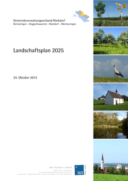 Landschaftsplan 2025