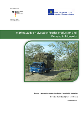 Market Study on Livestock Fodder Production and Demand in Mongolia