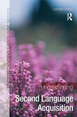 Understanding Second Language Acquisition Pagethis Intentionally Left Blank Understanding Second Language Acquisition
