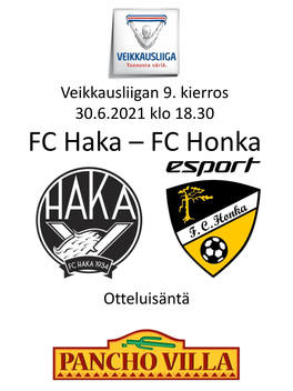 FC Haka – FC Honka