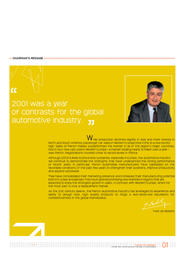 2001 Was a Year of Contrasts for the Global Automotive Industry