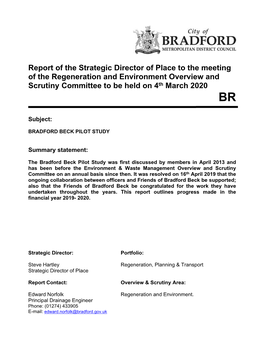 Bradford Beck Pilot Study Pdf 97 Kb